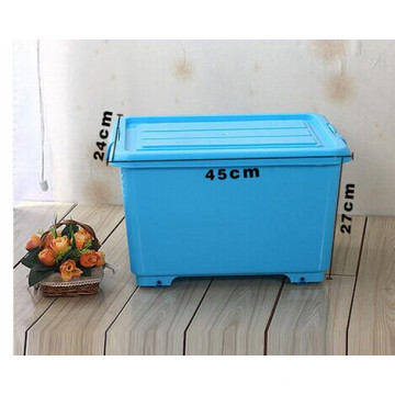 Wholesale Large Capacity Custom Made Plastic Storage Box with Lid